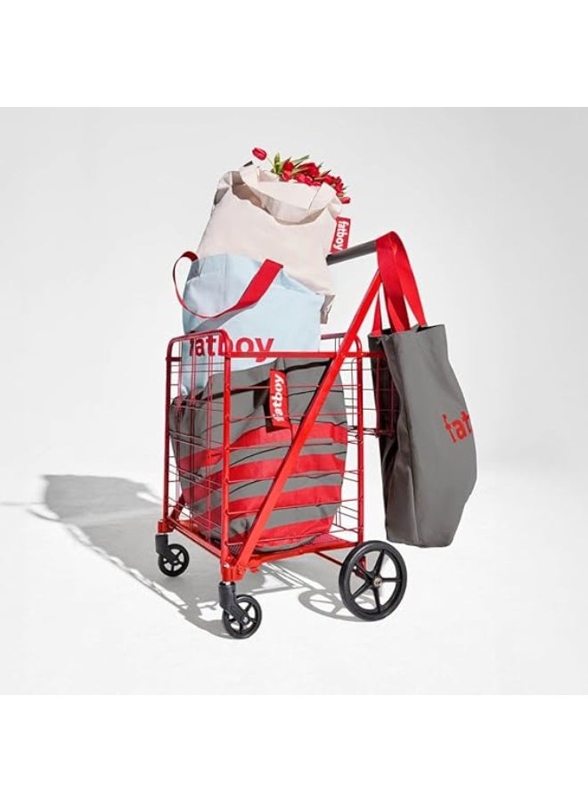 Fatboy Baggy Bag – Large Sturdy Cotton Tote Bag (Dusty Pink, 61 x 55 cm) | Durable Shopping, Travel & Storage Bag - Image 3